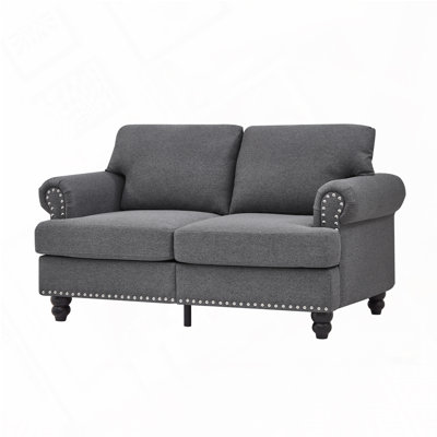 Upholstered Polyester with Nails Living Room