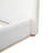 Elegant White Solid Wood Frame Queen Upholstered Bed For Ultimate Comfort-143819747