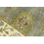 Tapis oriental bleu clair à motif floral Oushak 5 x 8