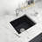 18.11'' L Single Bowl Granite Kitchen Sink
