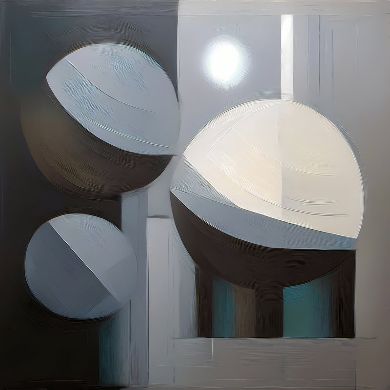 Polar Interactions, 48" H x 48" W