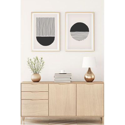 Élégantes peintures décoratives en panneau de fibres à densité moyenne (2 pièces), 7,9 po x 11,8 po chacune | 100% panneau de fibres à densité moyenne avec une épaisseur de 0,12 pouce, cadre en bois massif à 100% avec une épaisseur de 1,0 pouce | Décoration murale élégante pour le salon, la chambre à coucher et le bureau