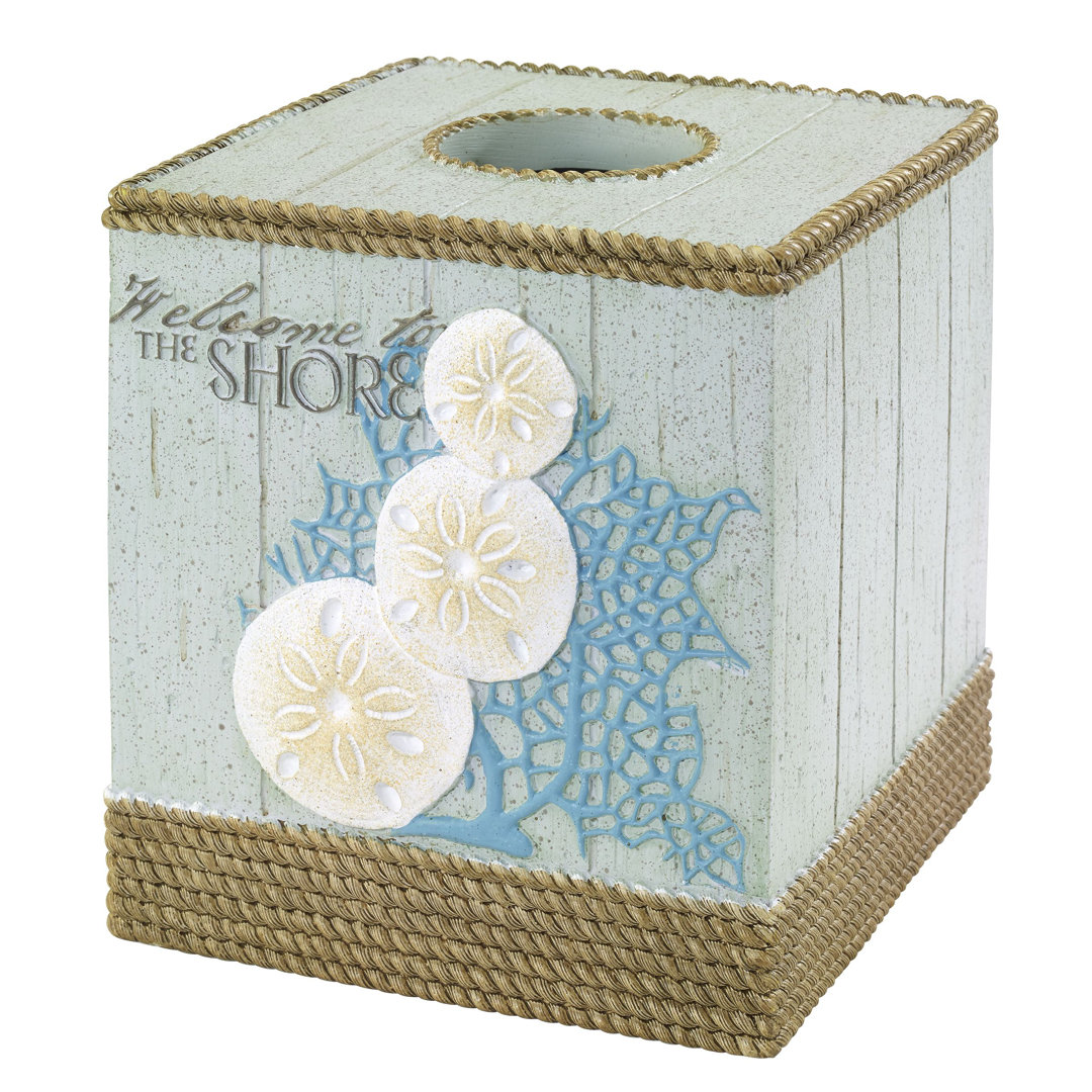 Beachcomber Bath Tissue Box Cover Avanti Linens