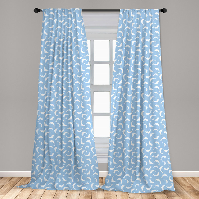 Airalyn Semi Sheer Curtain Pair, Width 75 x Drop 245cm