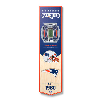 NFL 3D 8x32 Stadiumview Banner