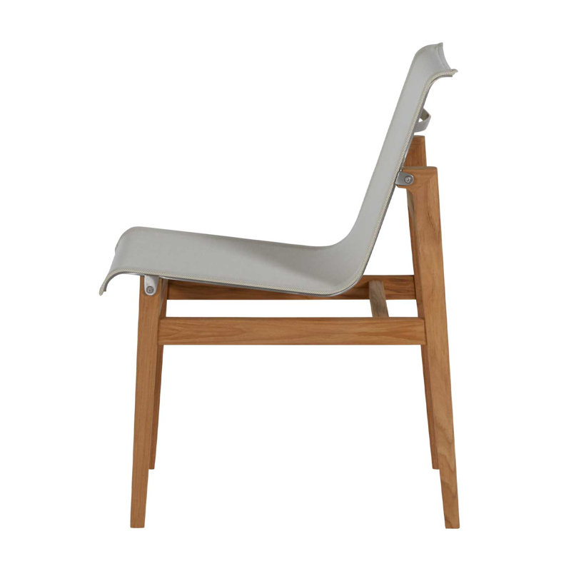 Coast Patio Dining Side Chair, Canvas Sling