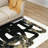 Sleek Shapes I Washable Abstract Area Rug, Power-loomed, Heavenly Softness with Non-Slipping Backing