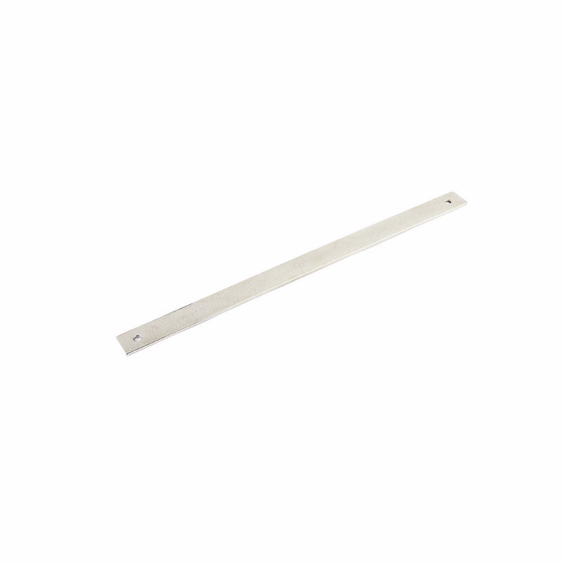 Schaub Vinci Contre-plaque pour poignée d'électroménager, Bronze blanc poli, H 19,75 po x l 1,25 po
