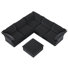 Fairford 6-Piece Upholstered Modern Corduroy Fabric Sectional Sofa With Ottoman