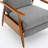 Wood Arm Push Back Recliner-199656854