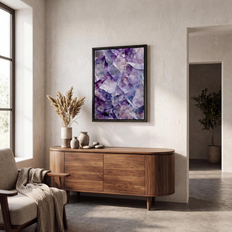 Amethyst Mirage, 20" H x 26" W