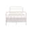 White Full Bed With Spindle Headboard