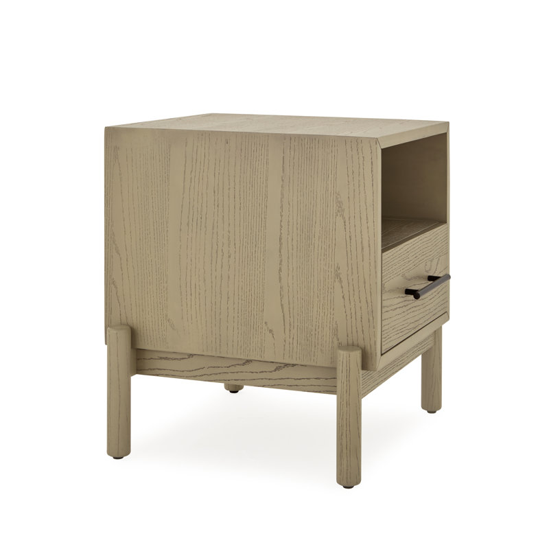 Hartl Solid Wood 1-Drawer Nightstand