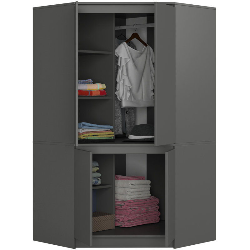 Sira 4 Door Manufactured Wood Wardrobe