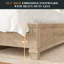 Structure de lit tapissier One Allium Way® Farmwood-387137921