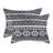  DESIGN STUDIO Desert Stripe Dark Grey Soft Matelasse Jacquard Cotton Blend Quilt Set-95669670