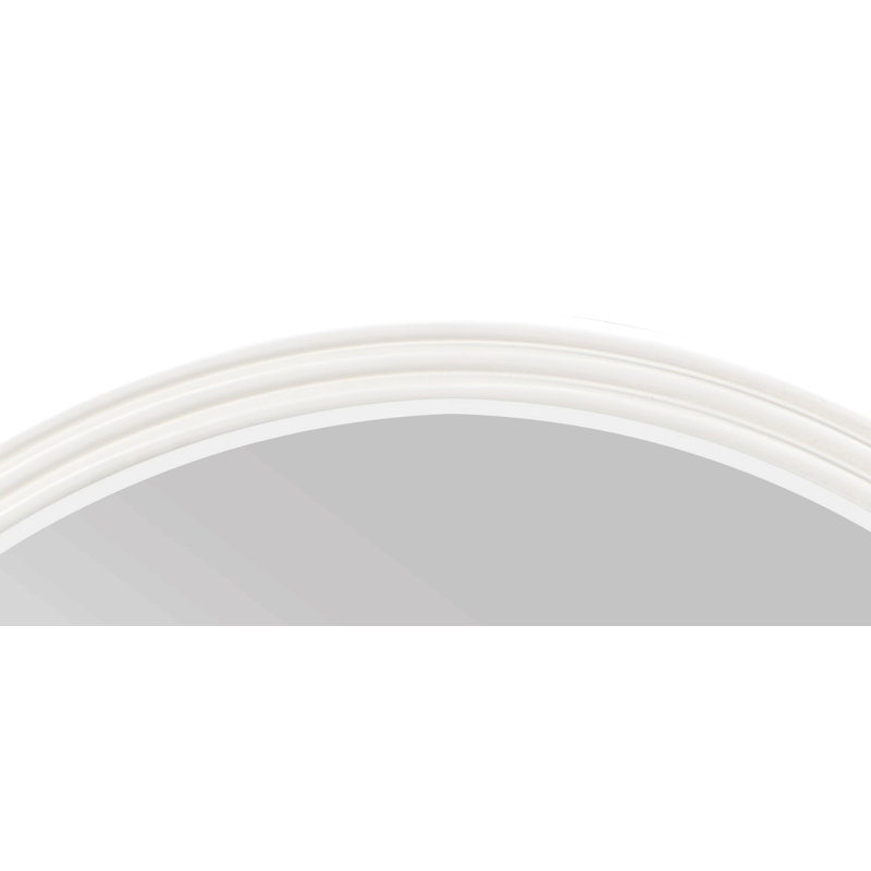 Carena Gray Round Mirror
