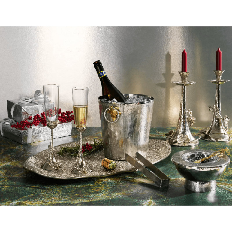 White Orchid Candleholders