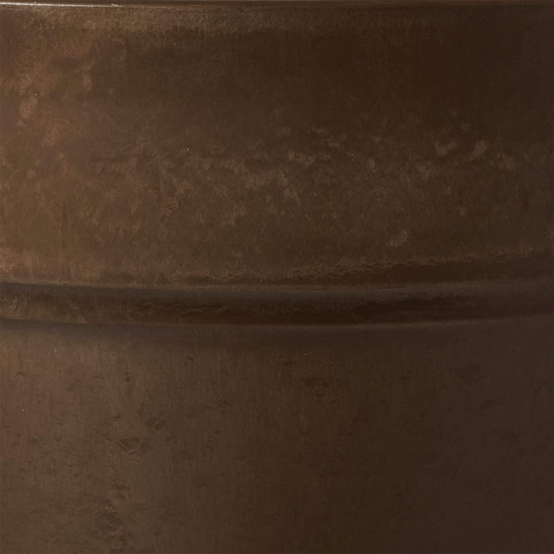 Murtagh Pot Planter, 13" H x 14" W x 14" D, Chocolate
