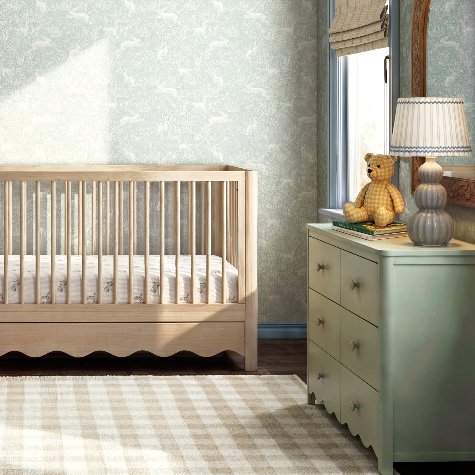 Casablanca 6-Drawer Double Dresser, Sage