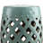 Ceramic Garden Stool 13"X18", Antique Blue, Ceramic, Versatile For Outdoor & Indoor Spaces, Decorative Object Stool, Blue Finish, Indoor-Outdoor Use, Furniture