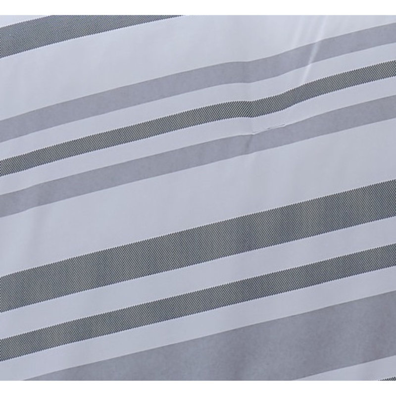 Curtis Stripe Gray Twin XL Microfiber Comforter Set