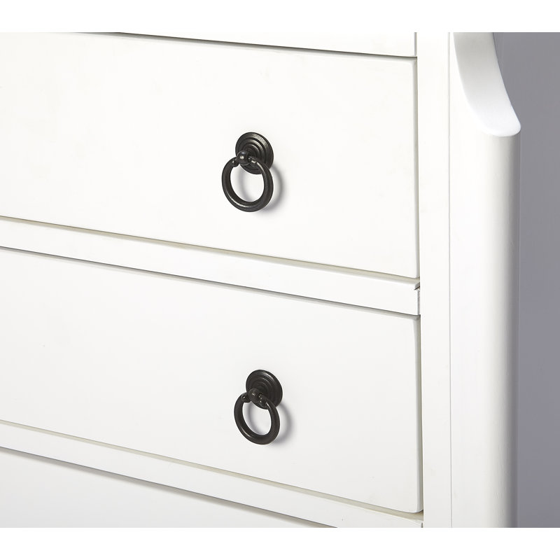 Wilshire 3 Drawer Accent Chest, White