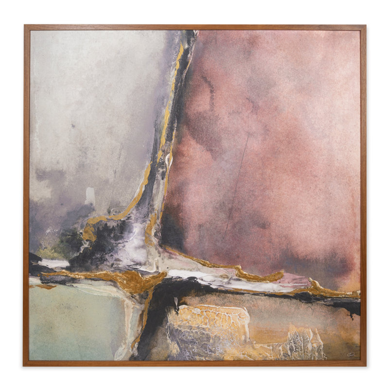 Gilded Crevice 7 Print by Chris Paschke, 42" H x 42" W
