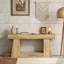 Table console en bois