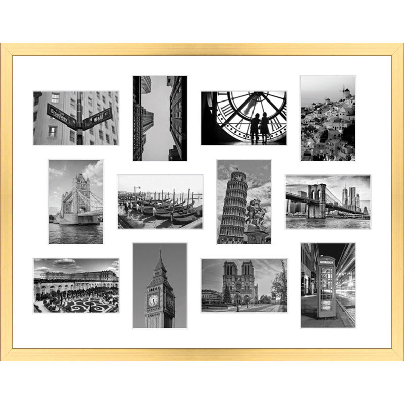 Kyeung Collage Picture Frame, Gold