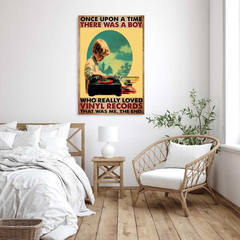 Impression sur toile, "A Boy Who Really Lived" - 1 pièce, H 14 po x l 11 po x P 1,25 po