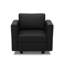 Fauteuil de rangement en simili cuir Colusa-1301448449