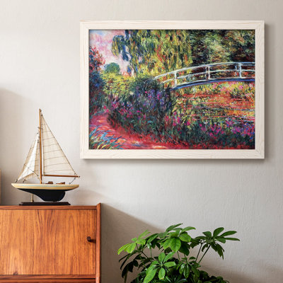 Le pont japonais (l'eau) - reproduction de photo sur toile