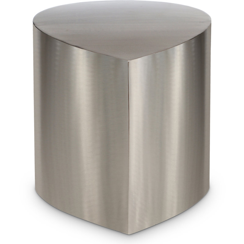 Table basse Petal, Argent brossé