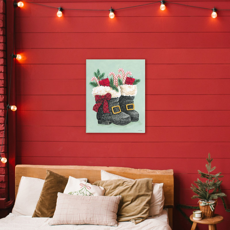 Toile festive, conçue par Diane Kater, H 30 po x l 24 po