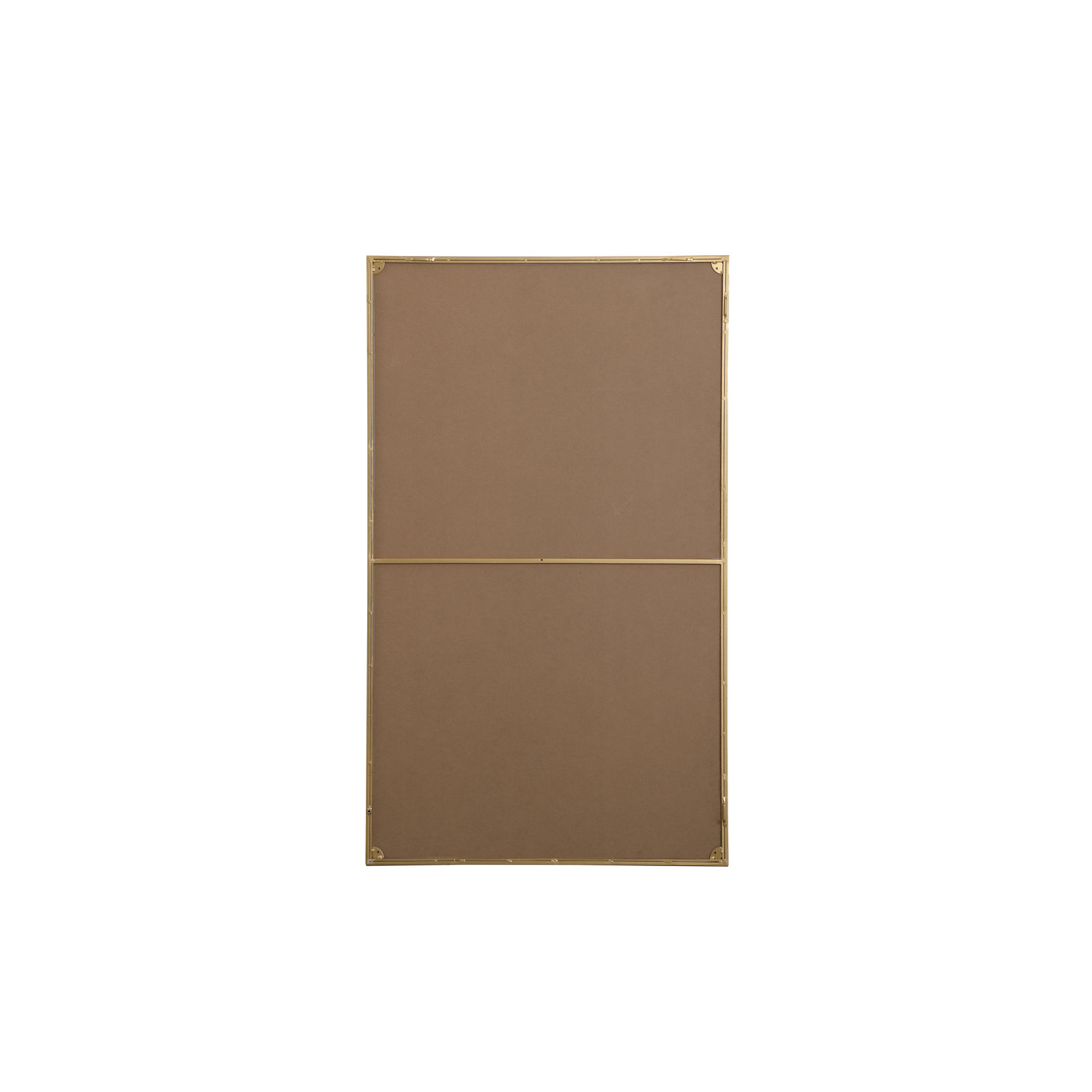 Sabine Metal Rectangle Wall Mirror, 60" x 36", Brass