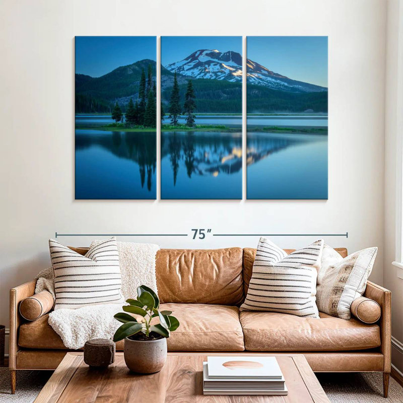 Volcan Alvord Sparks Lake South Sister, H 42 po x l 65 po