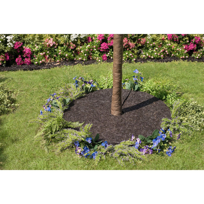 Permanent Mulch Tree Ring Landscape Edging, 0.25" H x 36" W x 36" D