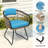 6 - Person Aluminum Extendable Outdoor Dining Set with Removable Cushions-106913426-106913528