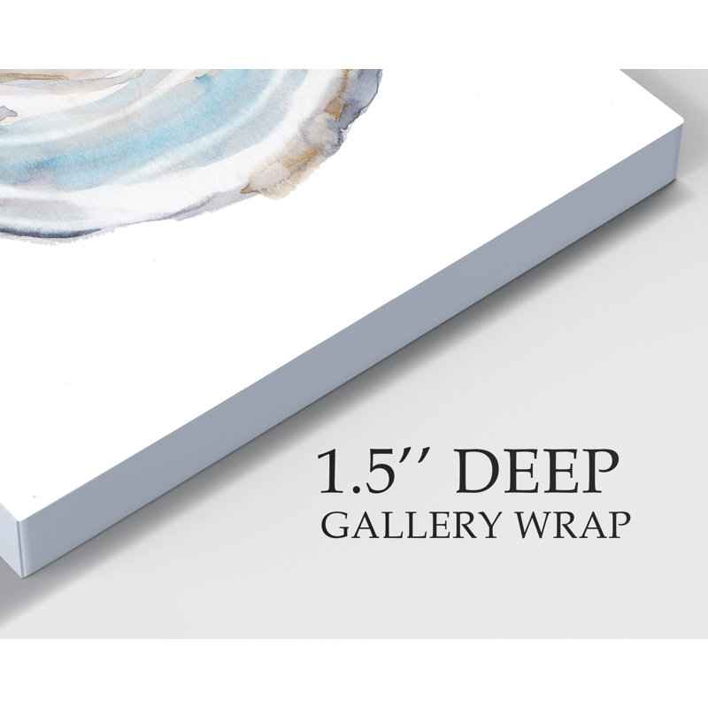 «Barbro Watercolor Tree Ring III», peinture sur toile, H 32 po x l 32 po x P 1 po, Toile tendue
