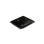 Iron Plains 6.3" Tall Metal Rectangular Bathroom Sink with Overflow