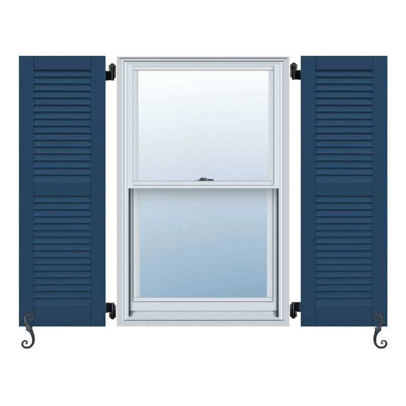 Porte-à-faux à persiennes centrale classique Atlantic Classic, Bleu haute mer, 17 po, 25 po