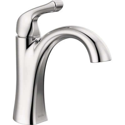 Arvo Single Hole Bathroom Faucet with Drain Assembly, Single Handle Bathroom Sink Faucet