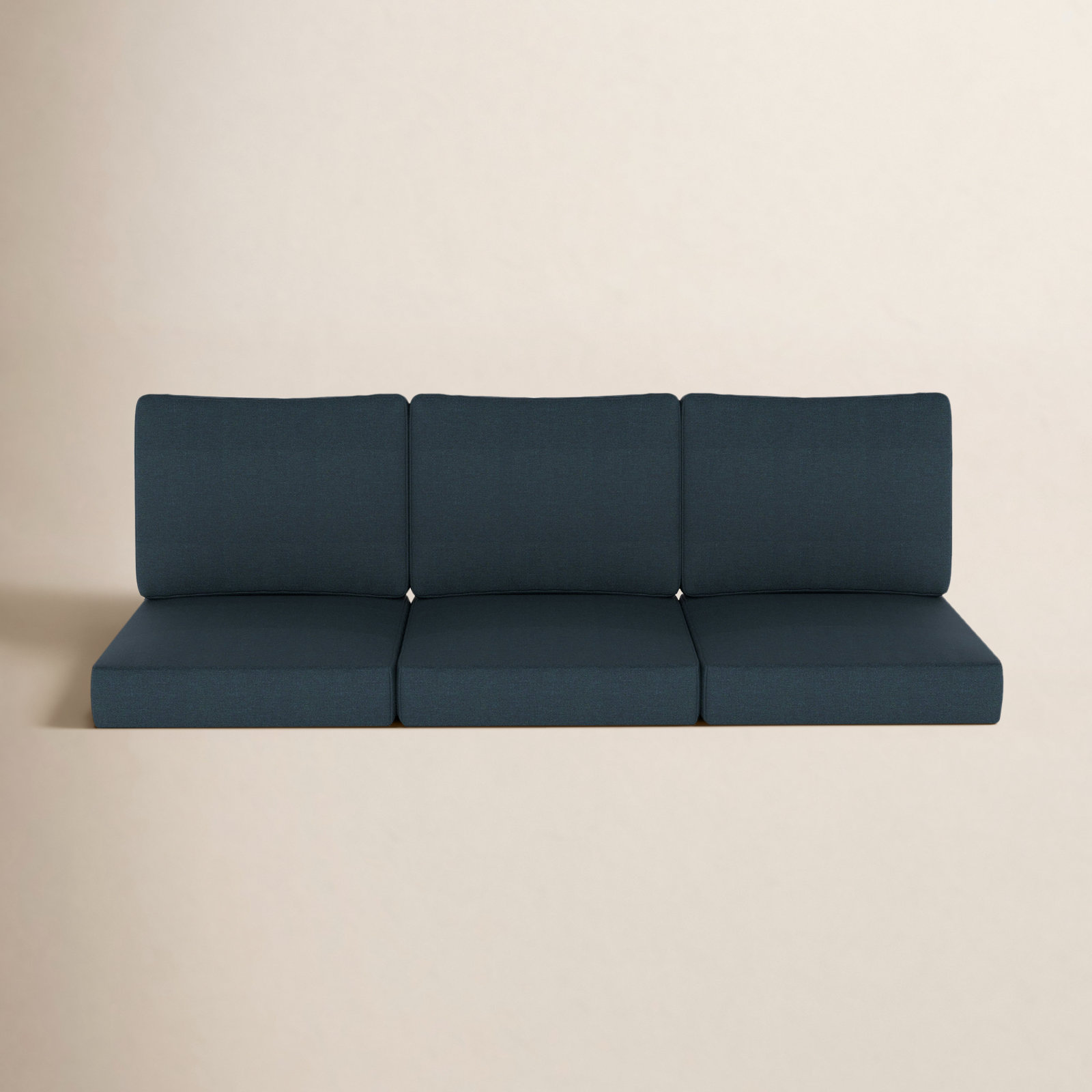 Sunbrella® Outdoor Sofa Seat / Back Cushion, Sunbrella Play Lagoon