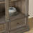 Oak color Solid Wood Display Cases
