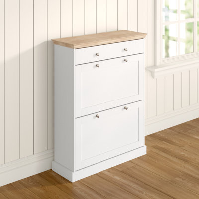 Bruce 12 Pair Shoe Storage Cabinet
