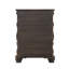 Commode traditionnelle Leovanni, brun foncé