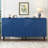Mirod Set Of 2 Modern Minimalist Side Cabinets,Versatile Storage Solution,Adjustable Shelves,Stylish Geometric Door Design,As TV Stand-457879920