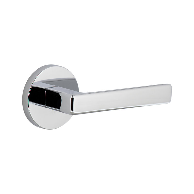 Viaggio Circolo Rosette Single Dummy with Lusso Lever, Right, Bright Chrome, Circolo Rosette