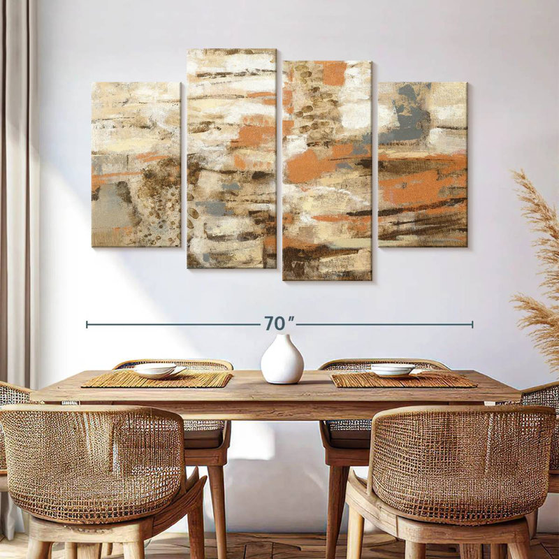 Avery Copper And Wood I, 42" H x 68" W